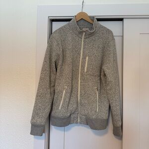 J. Crew Gray Full-Zip Jacket